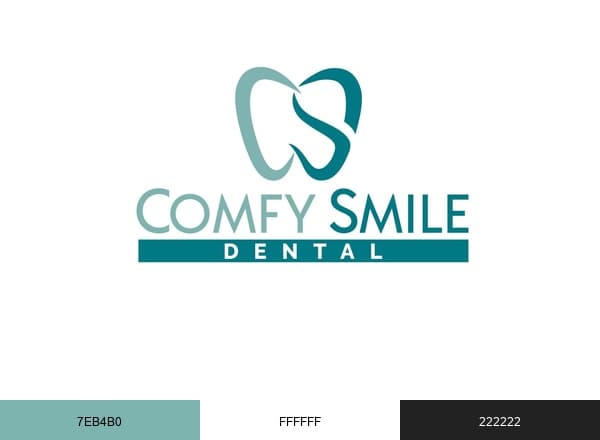 Comfy Smile Dental brand color palette
