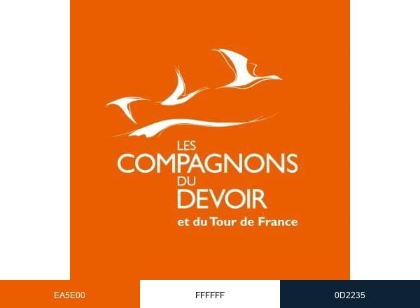Compagnons du Devoir brand color palette