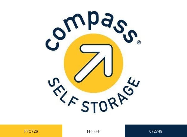 Compass Self Storage brand color palette