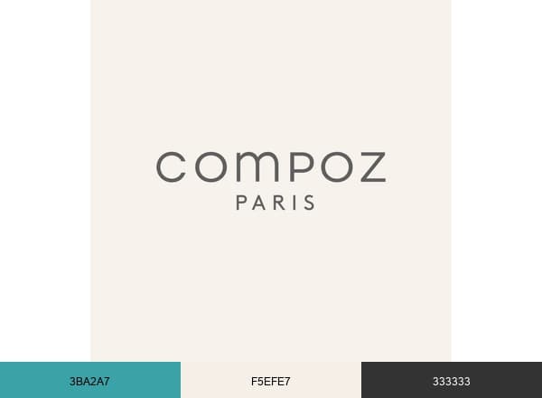 Compoz Paris brand color palette