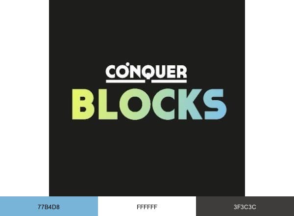 ConquerBlocks brand color palette