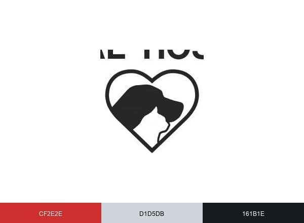 Converse Animal Hospital brand color palette