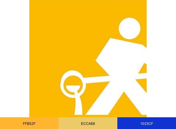 Cooksongold brand color palette