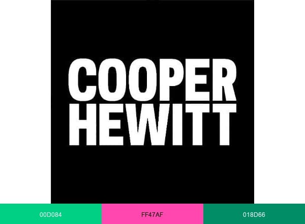 Cooper Hewitt brand color palette
