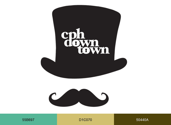 Copenhagen Downtown brand color palette