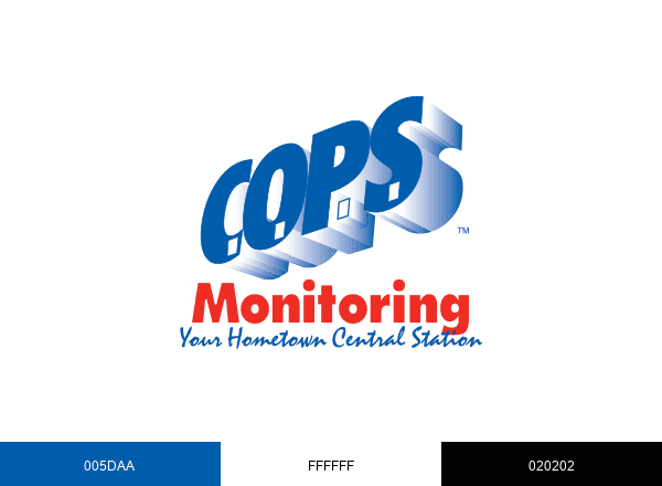 COPS Monitoring brand color palette