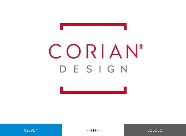 Corian Design brand color palette