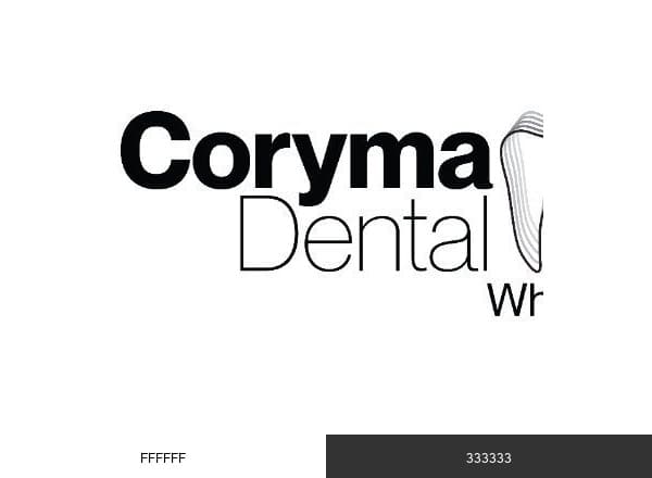 Coryma Dental Whitby brand color palette