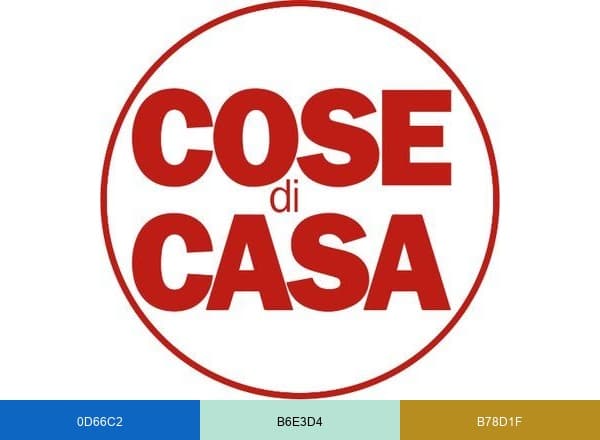 Cose di Casa brand color palette