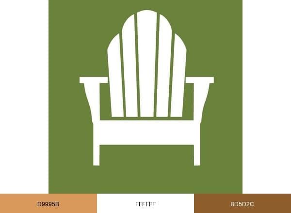 Country Casual Teak brand color palette