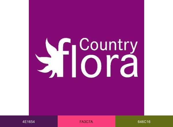 Countryflora.com brand color palette