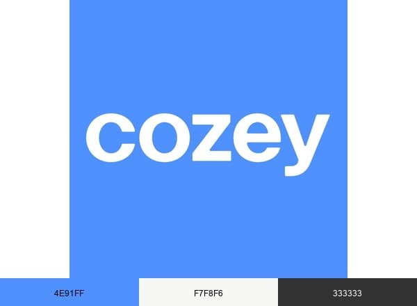 Cozey brand color palette