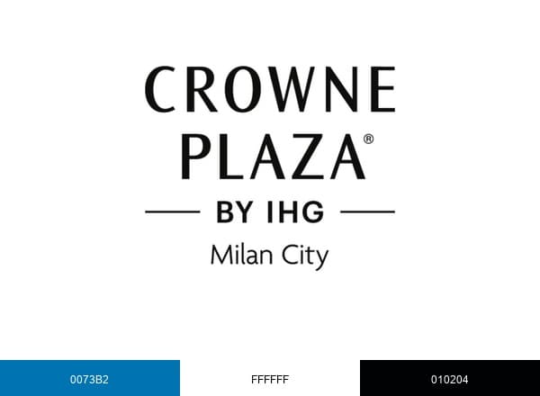 Crowne Plaza Milan City brand color palette