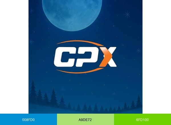 CPX brand color palette