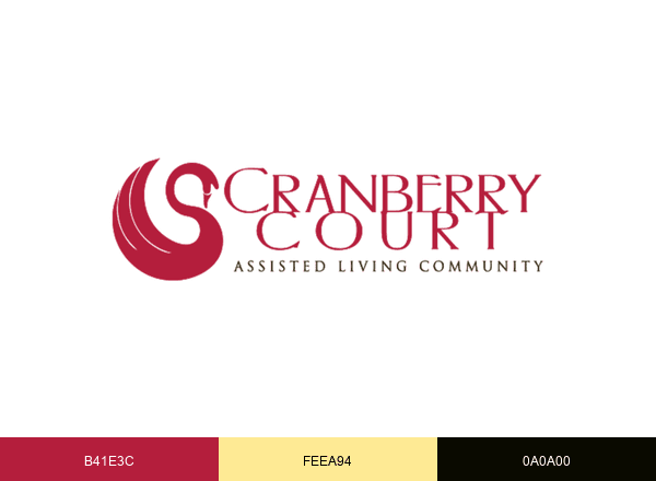 Cranberry Court Assisted Living Community brand color palette