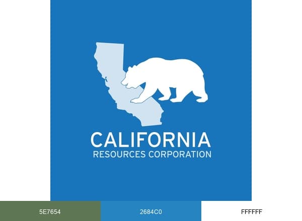 California Resources Corporation brand color palette