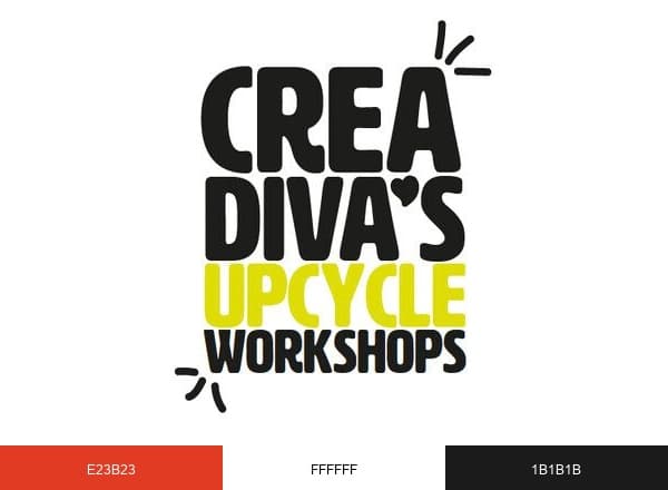 Creadiva's brand color palette