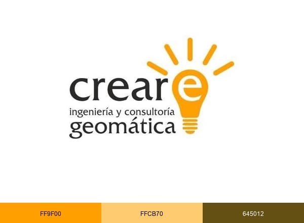 Creare Geomática brand color palette