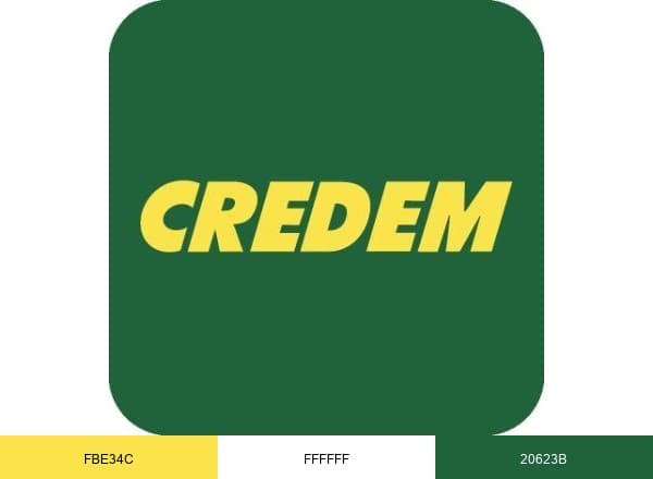 Credem Banca brand color palette