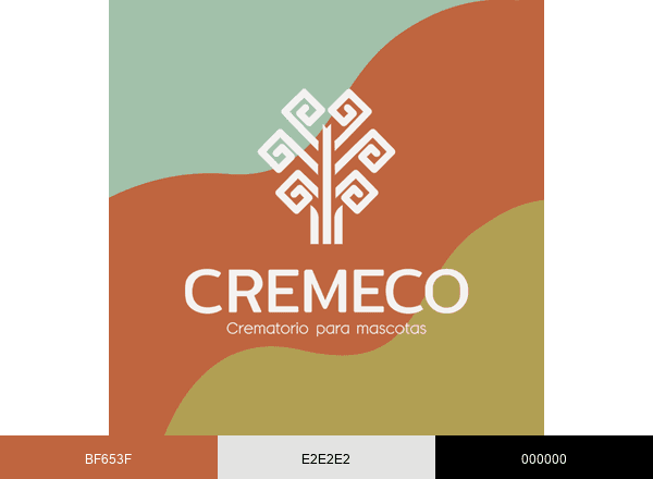 Cremeco brand color palette