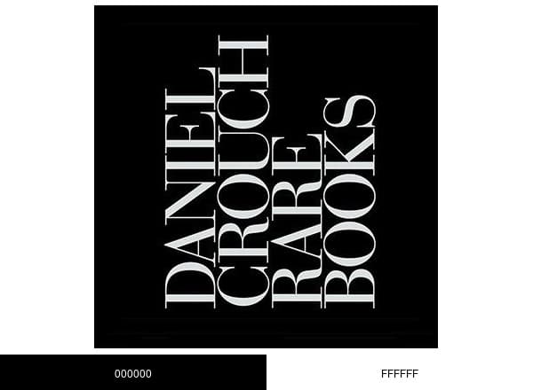 Crouch Rare Books brand color palette