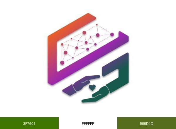 Crypto Altruists brand color palette
