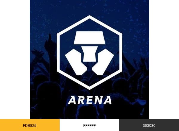 Crypto.com Arena brand color palette