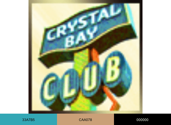 Crystal Bay Casino Lake Tahoe brand color palette