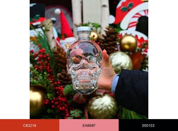 Crystal Head Vodka brand color palette