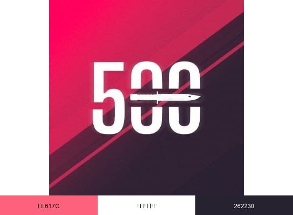 CSGO500 brand color palette