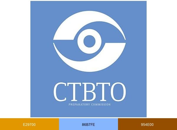 CTBTO brand color palette