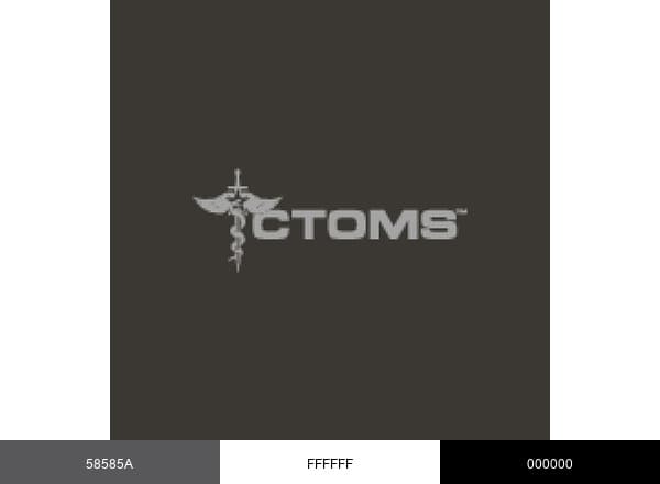 CTOMS brand color palette