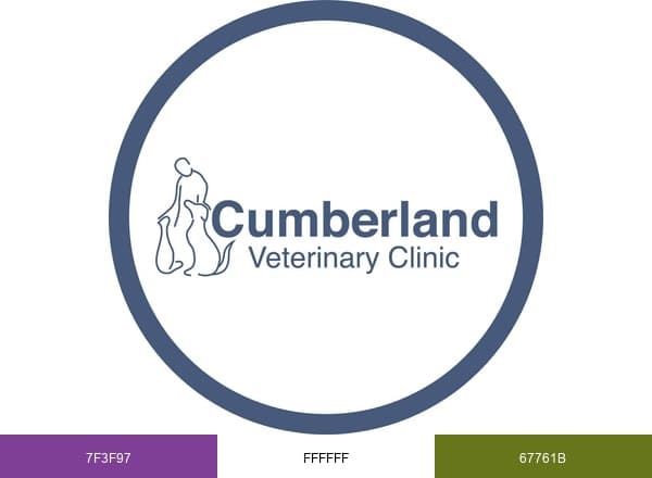 Cumberland Veterinary Clinic brand color palette