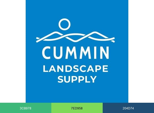 Cummin Landscape Supply brand color palette