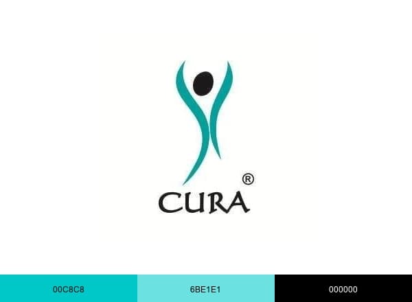 to Cura Physiotherapy Clinic brand color palette