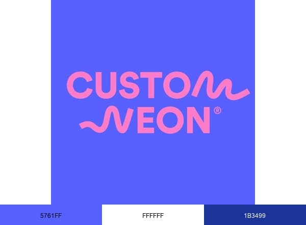 Custom Neon brand color palette