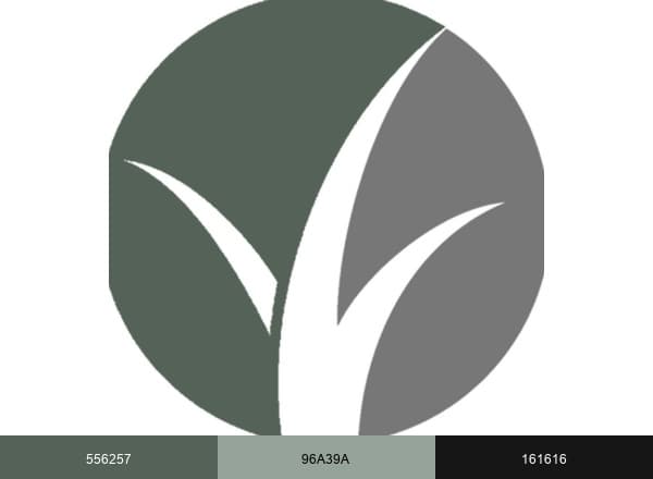 Cut Right Landscape brand color palette