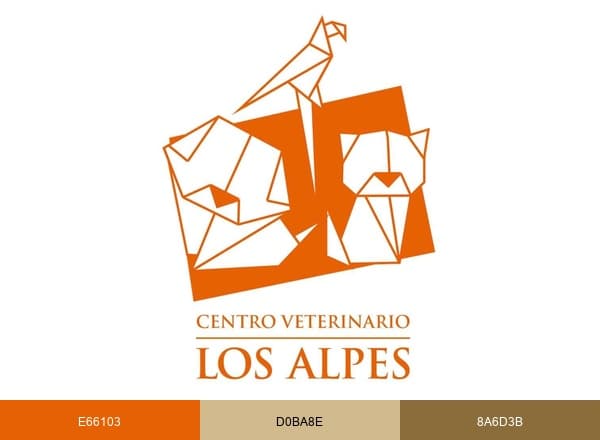 Centro Veterinario Los Alpes brand color palette