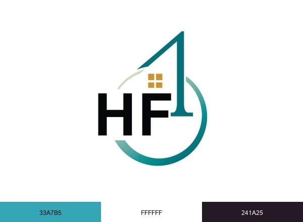HomeFirst Home Healthcare brand color palette