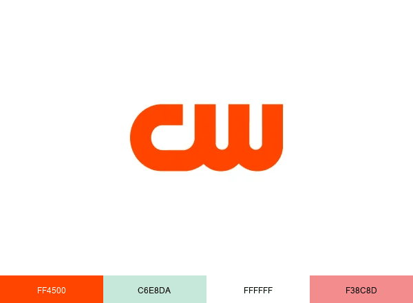 The CW Network brand color palette