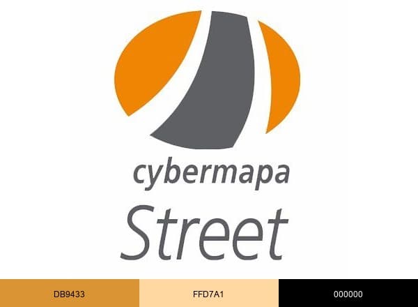 Cybermapa Street brand color palette