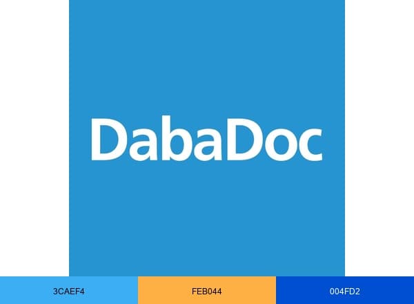 DabaDoc brand color palette