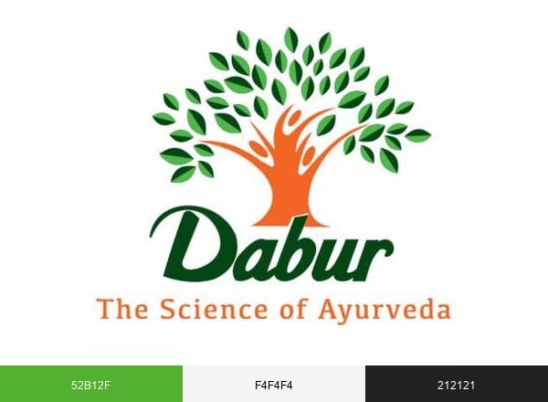 Dabur India Ltd brand color palette