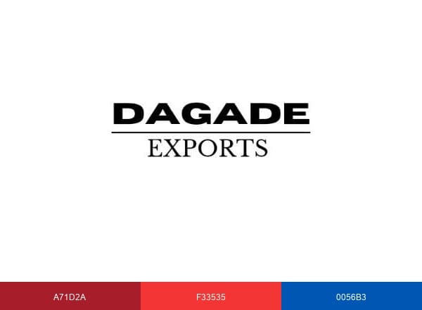 Dagade Exports brand color palette