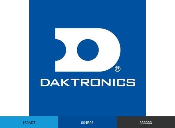 Daktronics brand color palette
