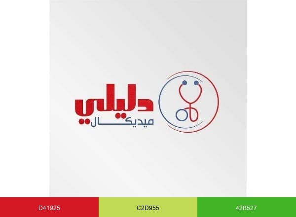 DaliliMedical دليلي ميديكال brand color palette