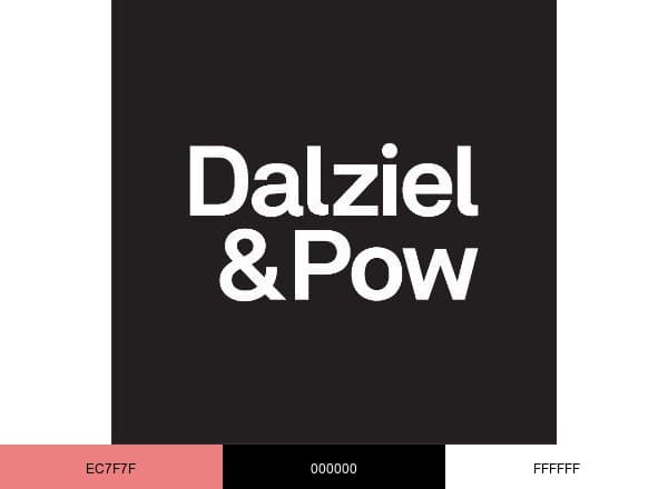 Dalziel & Pow brand color palette