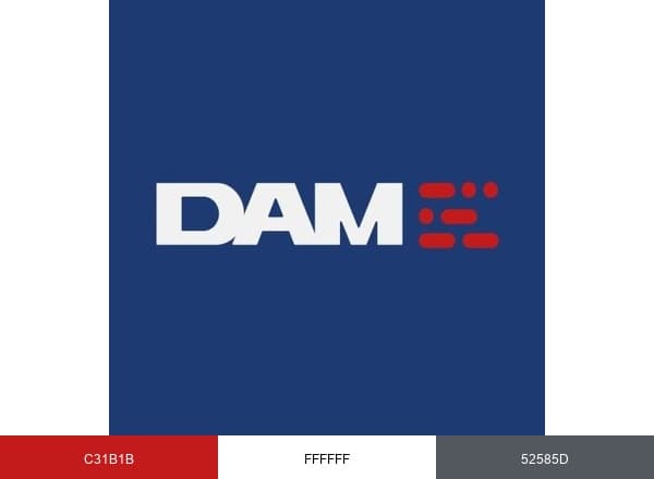 DAM MARINE brand color palette