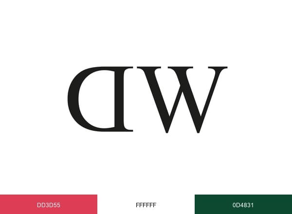 Daniel Wellington brand color palette