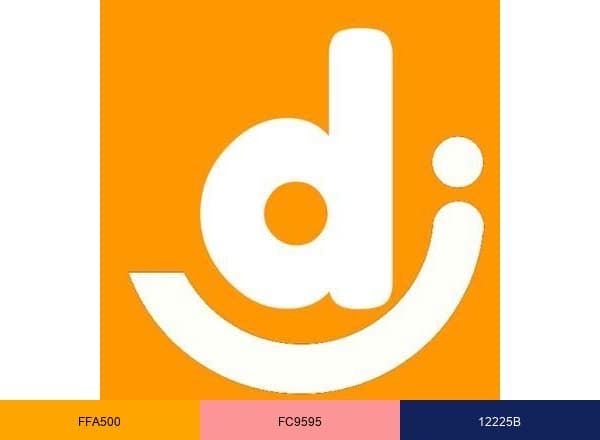 Dantty brand color palette
